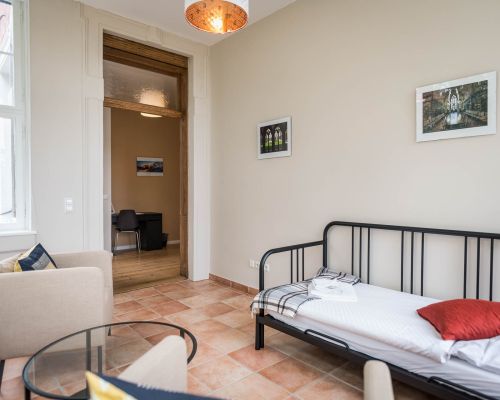 Badezimmer im Einzelzimmer Johanniterhaus