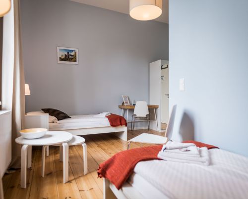 Komfortables Hotelzimmer f&uuml;r entspannte Tage in Wittenberg.