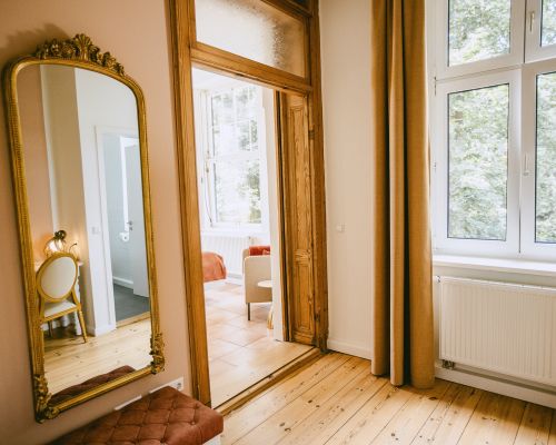 Gemütliches Standard-Doppelzimmer im Herzen von Wittenberg.