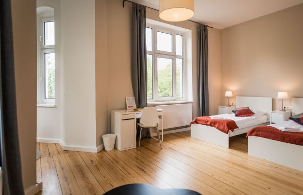 Comfortable hotel room in Wittenberg