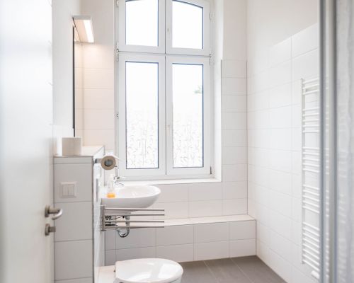 Helles Einzelzimmer im Johanniterhaus Wittenberg