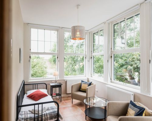 Blick ins Einzelzimmer im Johanniterhaus