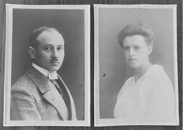 Wilhelm Rudolph mit seiner ersten Frau Martha Elfride Rudolph, geb. Rumpf